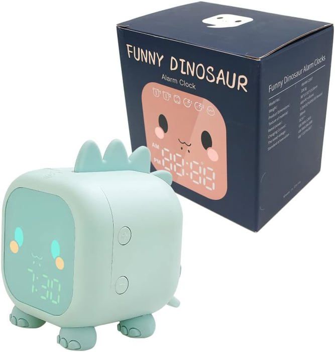 Réveil Numérique pour Enfant avec Affichage LED, pour Enfant,Table Bureau, Cadeau d'Anniversaire Noël-Animé 27 - Jeux - Jouets