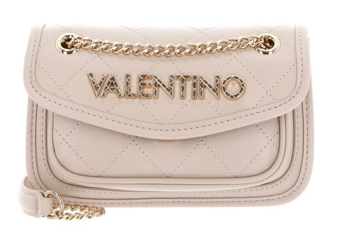 Sac à Main Valentino Flap Re Beige - Bandoulière, 100% Polyuréthane, Neuf Avec étiquettes