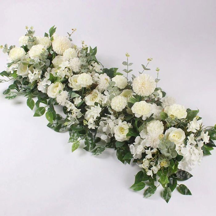 MagiDeal Lot De 2 Arches De Mariage En Fleurs Artificielles - Panneau De Bienvenue Et Décoration Florale Pour Cérémonie, Réception Et Anniversaire