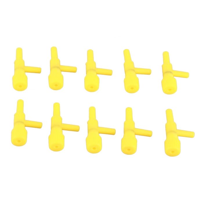 Meilleurs prix pour Lot de 10 vannes de régulation de pompe à air à 3 voies en plastique pour aquarium (jaune)