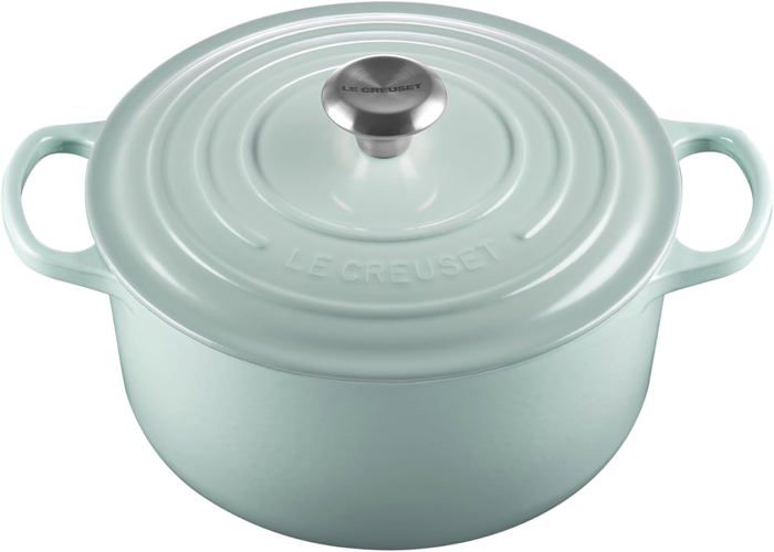 Cocotte Le Creuset Signature - Fonte Émaillée 26cm - 5.3L - Gris - Compatible Induction - Fabriqué En France