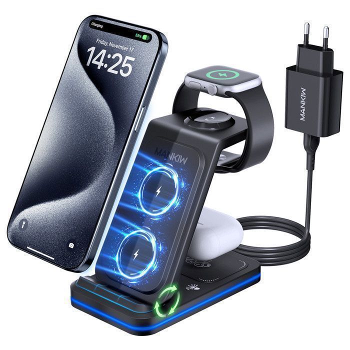 MANKIW -Chargeur Induction en -Station de Charge Sans fil