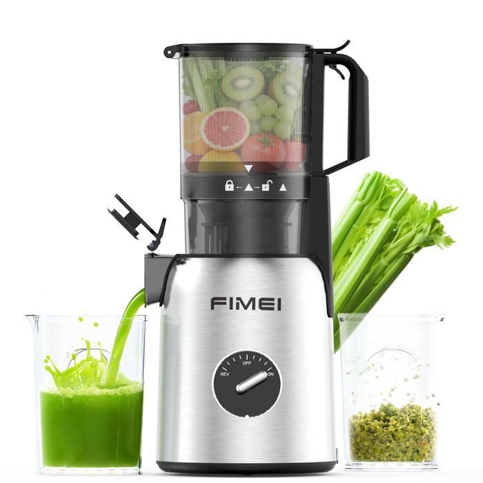 Extracteur de jus lent - FIMEI - HGM-921 - Ouverture 135 mm - 300 W silencieux - Capacité 26 L - Fimei