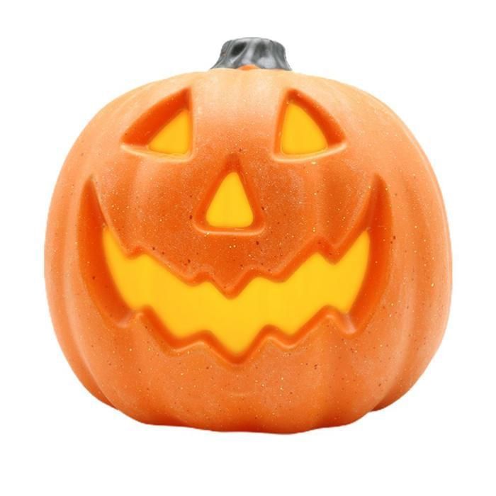 Lanternes de citrouille dHalloween lampe de citrouille lumineuse simulée pour la décoration dHalloween