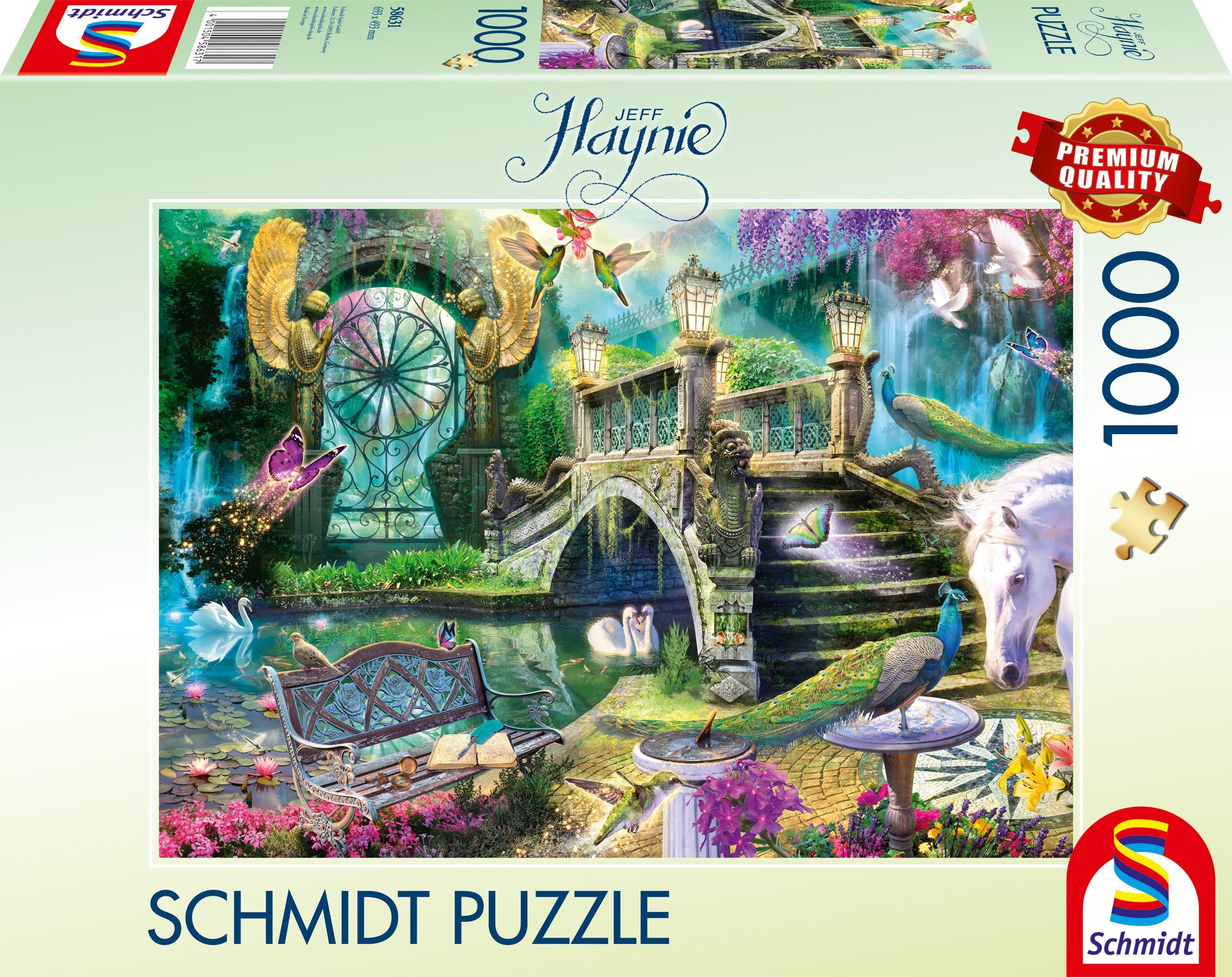 Puzzle 1000 pièces Schmidt Spiele Le Jardin Secret 69 x 49 cm Illustration Jeff Haynie tealor Neuf - vue 5