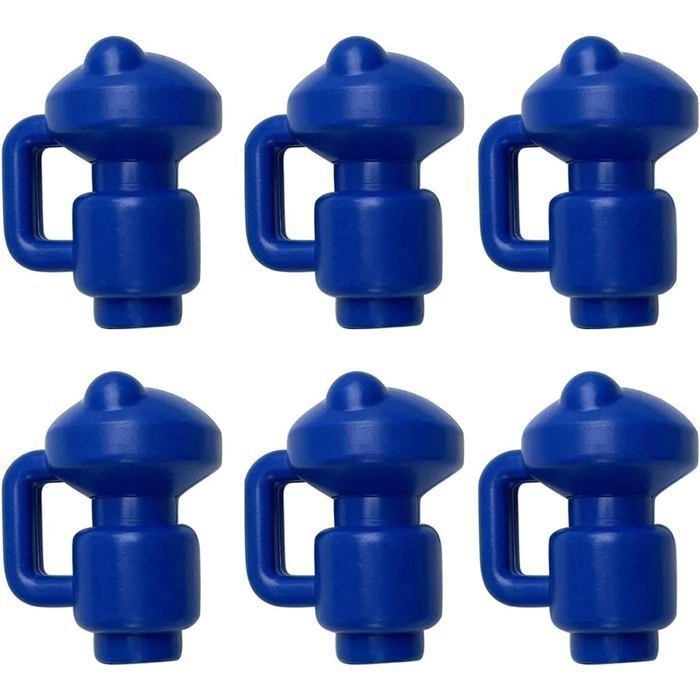 embouts de protection Bouchons De Trampoline 6 Pièces Capuchons De Poteau Pour Les Piquets De Filet Du Trampoline Ø 28 MM