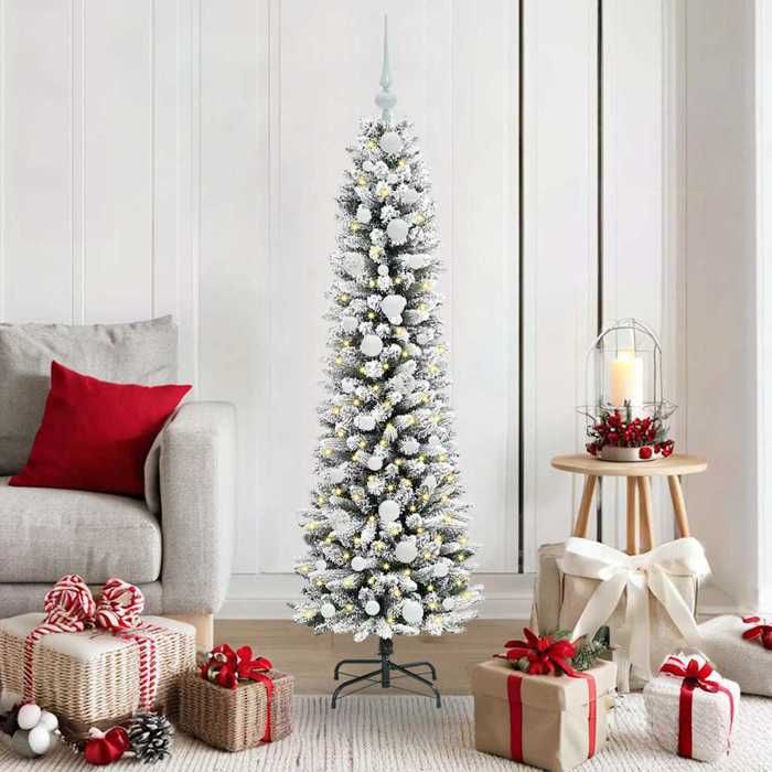 Cache-pied Pour Sapin De Noël Artificiel Blanc - Jupe Décorative Pour Pied D'arbre - Intérieur/Extérieur - 55x72cm