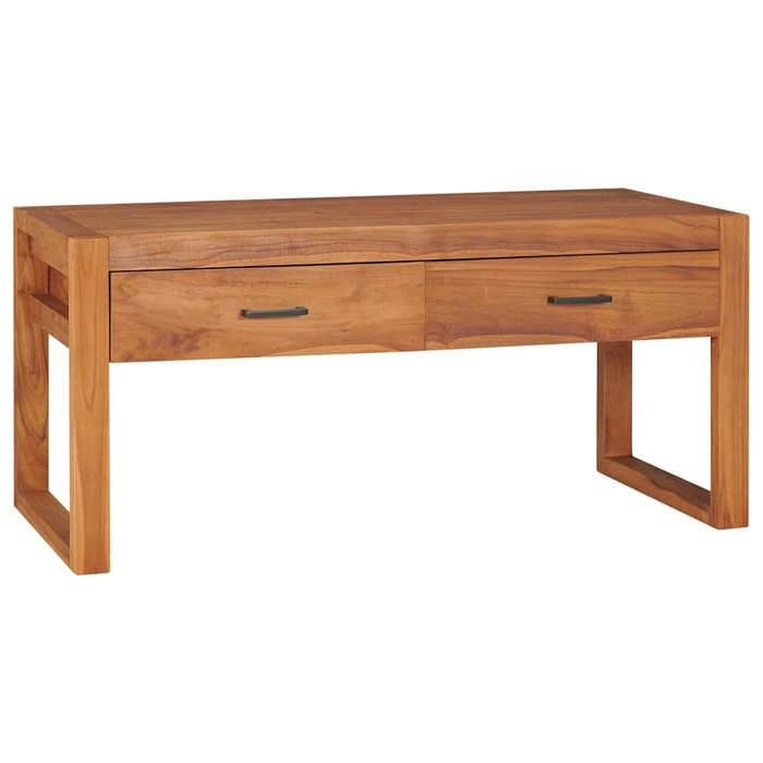 SALE 2026 Armoire TV moderne Brun - Meuble TV 100x40x45cm - bois de teck PRO479378582