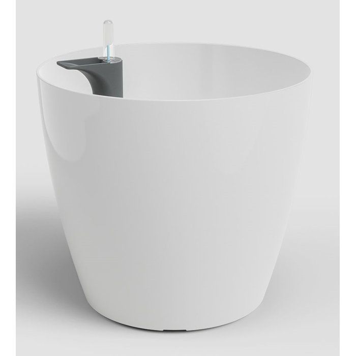 Artevasi Pot de fleurs San Remo SWS 36 BR - Plastique - Taupe - Ø36 x H33 5 cm - 25 L - Int/Ext - vue 1