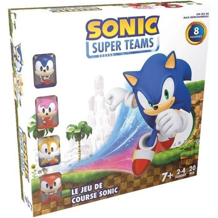 Jeu de société - ASMODEE - Sonic Super Teams - Course familiale endiablée - 2 joueurs ou plus - 20 m