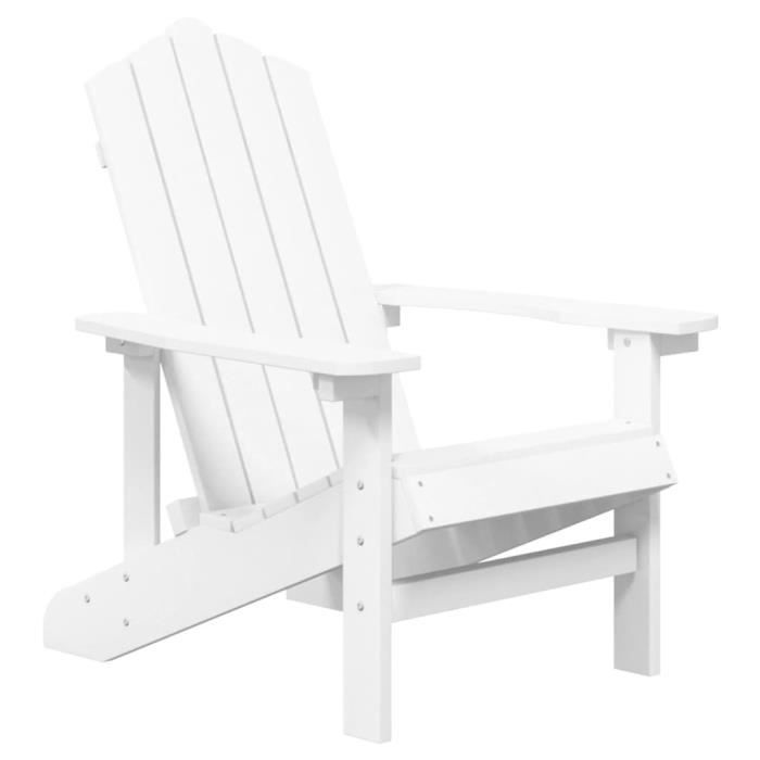 VEVOR Repose-pieds Pliable Adirondack, 547x480x377 mm, en PEHD, Resistant aux Intemperies pour