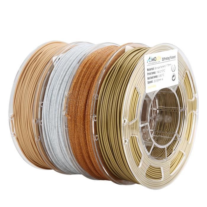 Amolen Imprimante 3d Filament Pla 1 75mm Bronze Marbre Bois