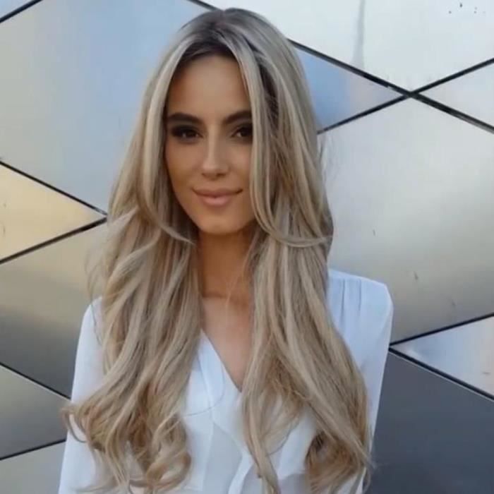 perruque blonde cheveux naturel