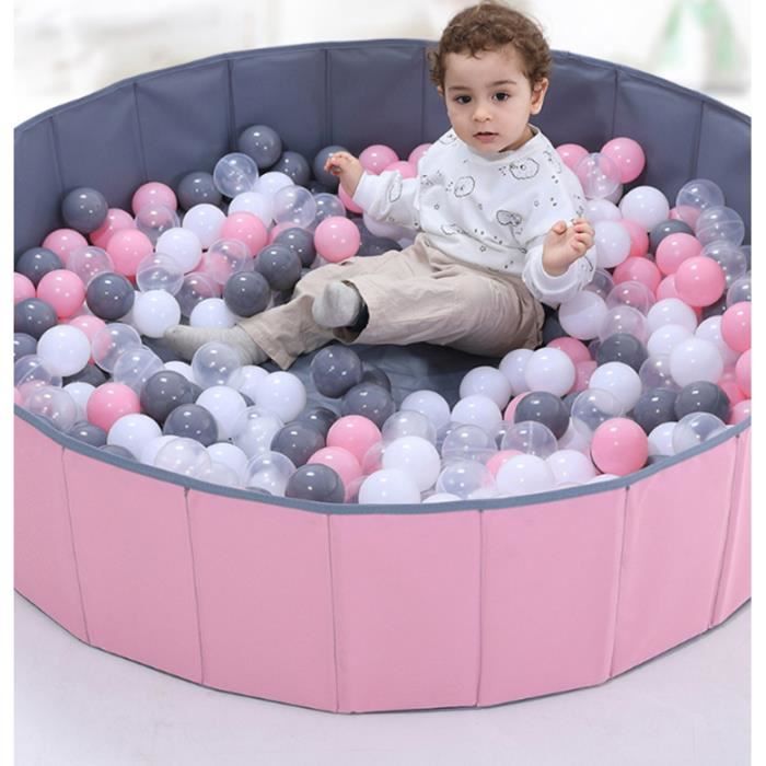 Piscine A Balles Rond 100 30cm Avec 0pcs Balles Bebe Jouet Pour Enfant Interieur Exterieur Aire De Jeu Balles Blanc Rose Gri Cdiscount Jeux Jouets