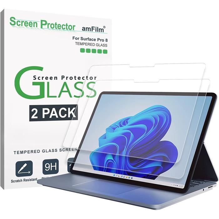 Film Protecteur En Verre Trempé Pour Microsoft Surface Laptop 13 Pouces - Lot De 2 - 9H Dureté, Anti-rayures