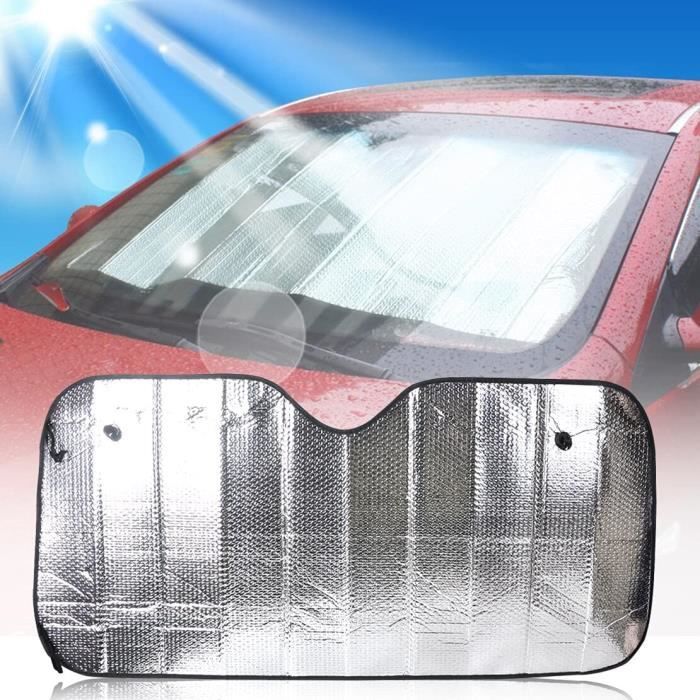 LEIVESTE - Pare-Soleil de Voiture Intérieur Pliable avec Élastiques et LEIVESTE - Pare-Soleil de Voiture Intérieur Pliable avec Élastiques et