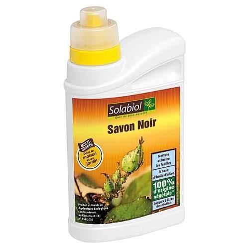 Savon Noir Concentré Solabiol SOSAV4 - 4 Litres - À Base D'huile D'olive - Pour Nettoyer Feuilles Et Surfaces
