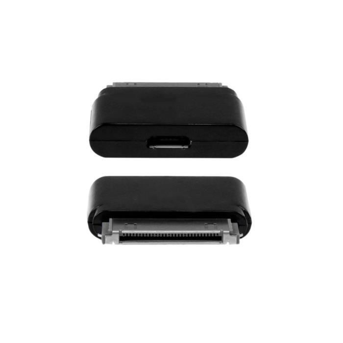 Adaptateur Micro USB vers 30 broches mâle iPhoneiPad 4 / 4S Noir Cdiscount Téléphonie