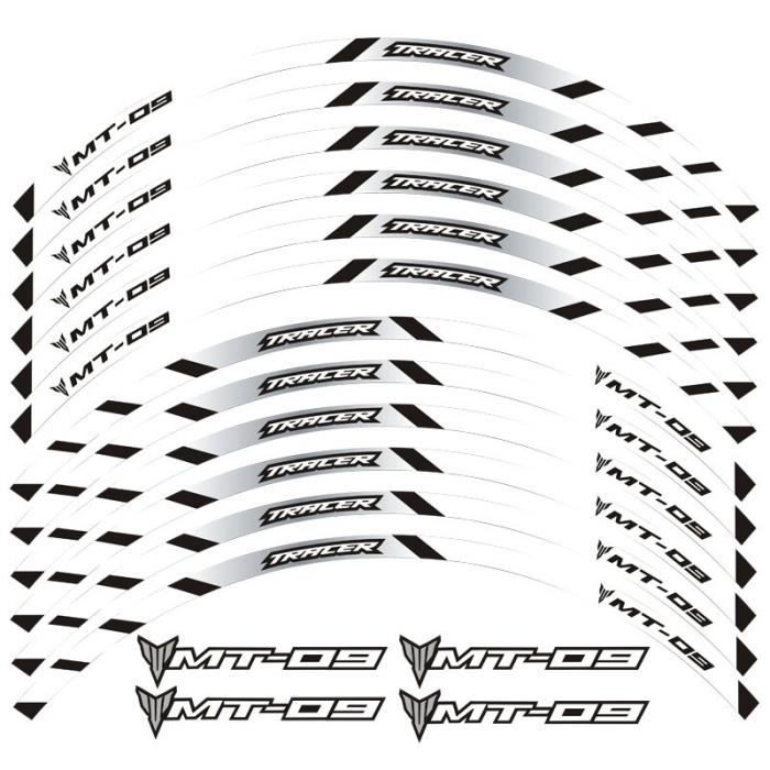 5 PCS Scooter Stickers réfléchissants Scooter Scooter ScanGuard Sticker réfléchissant pour Ninebot ax G30 (Blanc