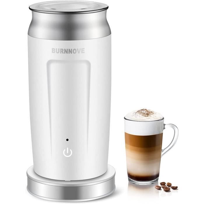 Mousseur à Lait Électrique Hazel Quinn 5 En 1 - 400ml - Chauffe Et Mousse Chaud/Froid - Touch LED