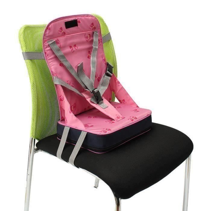 Portable Pliable Rehausseur Siege De Table Bebe Enfant Repas 5 Point Harnais Securite Chaise Voyage Rose H01d0c Cdiscount Puericulture Eveil Bebe