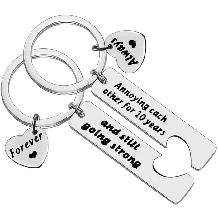 Cadeau Pour Un Anniversaire De 10 Ans Pour Les Couples Cadeau Pour Mari Femme Cadeau D Anniversaire De Mariage De Noel Cadeau Cdiscount Bagagerie Maroquinerie