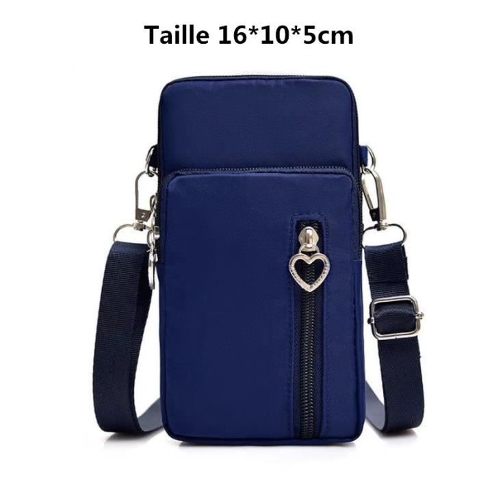 Mode pour Femmes Sports Mini Sac carré Oxford Sac Messenger en