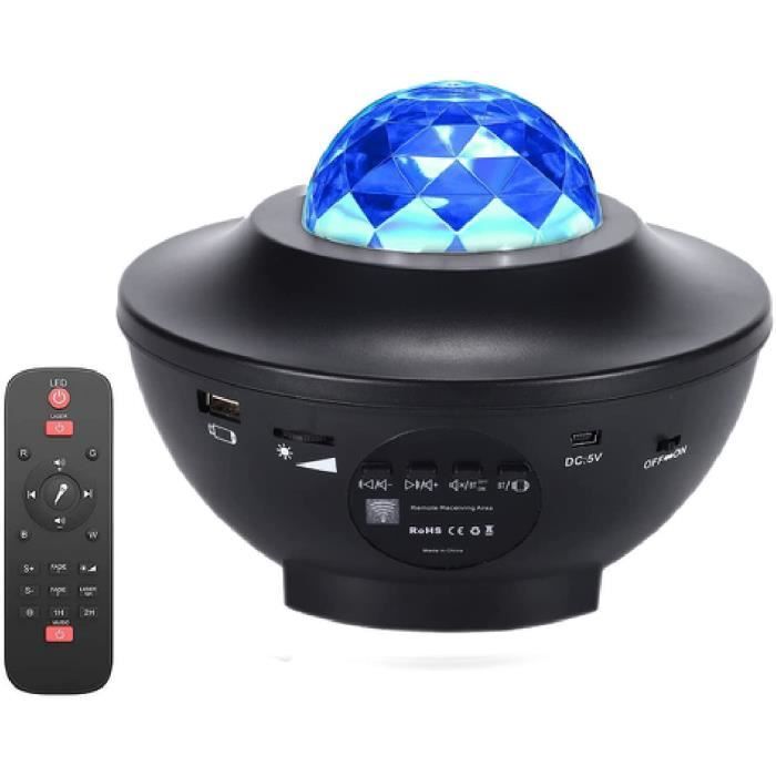 Projecteur Ciel Étoilé MERTTURM - Veilleuse Galaxy Avec Bluetooth, Lune Réelle, 63 Effets Lumineux | Enfants, Chambre, Décoration