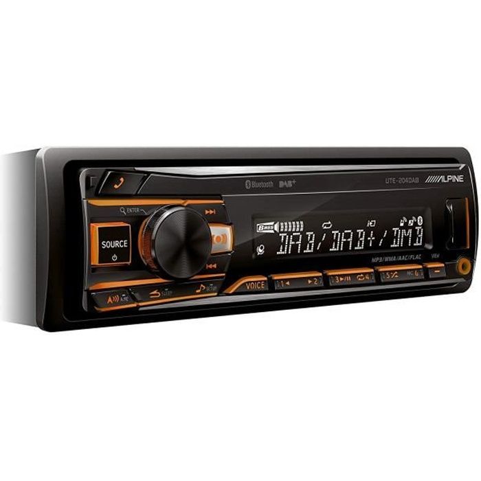 Car Audio - Electronics Ute-204dab Autoradio 1din Noir (rgb Éclairage)