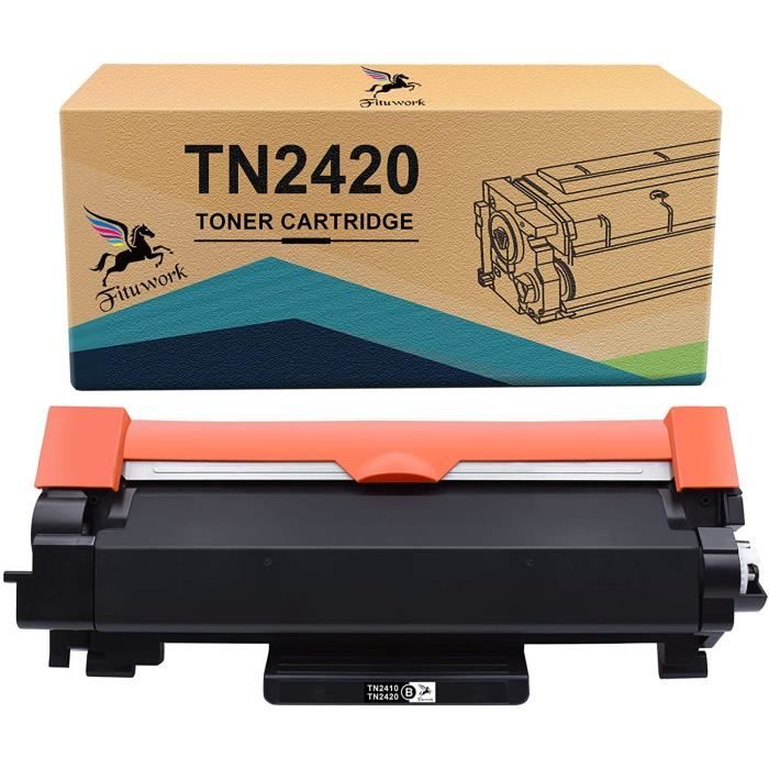 IMPRIMANTE FITU WORK TN2420 TN2410 Cartouche Toner Compatible pour