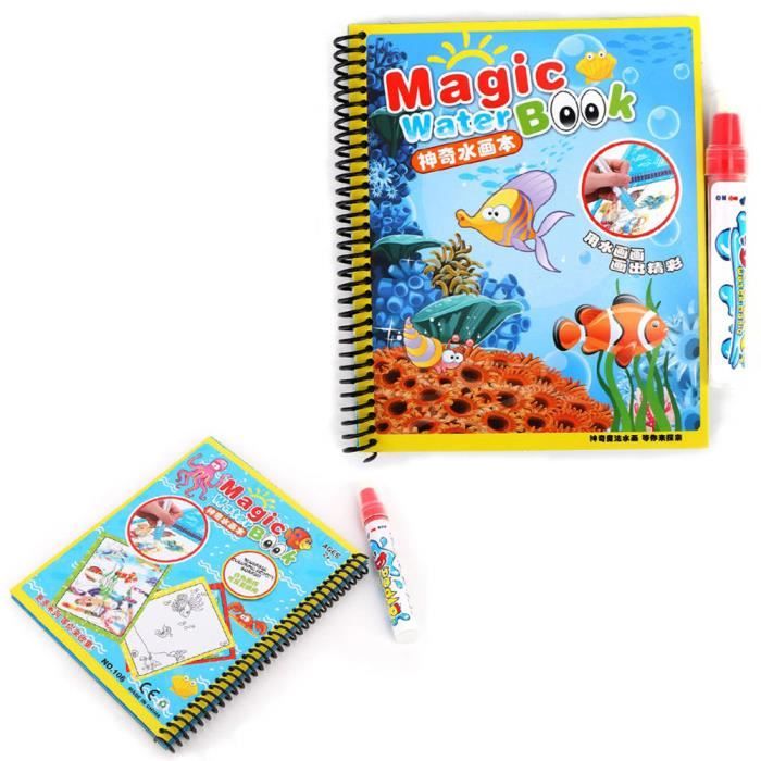 Fdit Livre De Coloriage De L Eau Enfants Dessin A L Eau Coloriage Livre De Peinture Bebe Enfants Jouets Jouet D Education Cdiscount Jeux Jouets