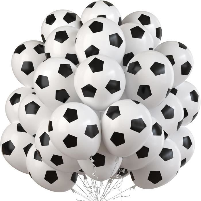 Déco Fête Football - Kit Vaisselle Pour 16 Personnes (Assiettes, Serviettes, Gobelets, Nappe)
