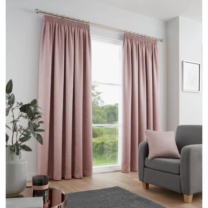 6 Panneaux De Rideaux Plissés Personnalisés – Longueur 80 Pouces – Motif Floral Vert