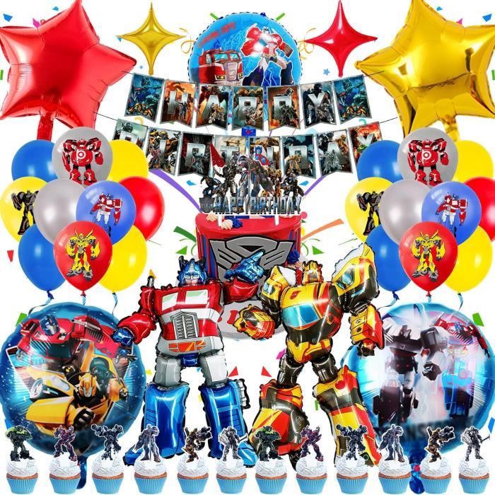 Decoration Anniversaire Transforme, 47 Pièces Kit Ballon Anniversaire ...