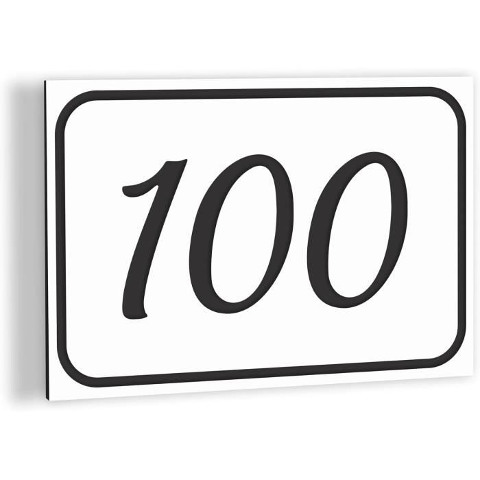 Numero De Maison Exterieur Plaque De Numéro De Rue Déco Personnalisable U2013 Numéro De Maison PVC Extérieur - Motif Et Numéro Gravé U2013 Fixation Au Choix U2013 15 X 10 Cm (Gris