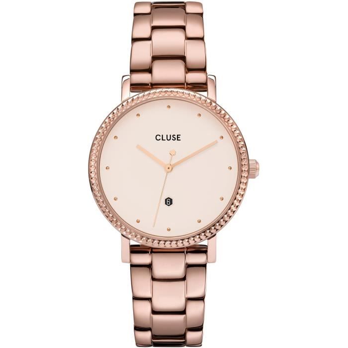 Cluse Le Couronnement Femme 33mm Rose Quartz Montre CW0101209009 Cluse Le Couronnement Femme 33mm Rose Quartz Montre CW0101209009