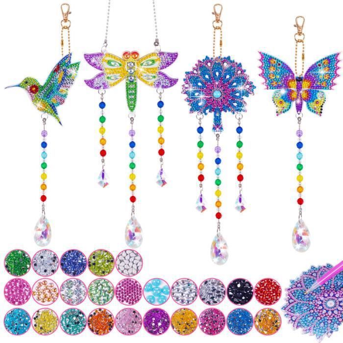 Lot De 72 Pièces Pour Carillon éolien Enfant – Peinture Sur Bois, Bricolage Automnal Décoratif, Cadeau Anniversaire