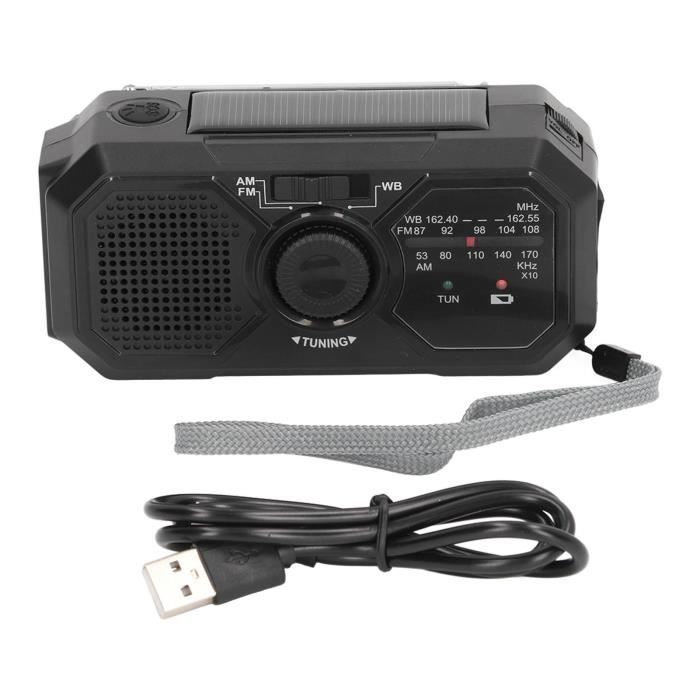 Cordon Adaptateur 6v Pour Radio Midland ER102 - Prise Murale & Manivelle Météo