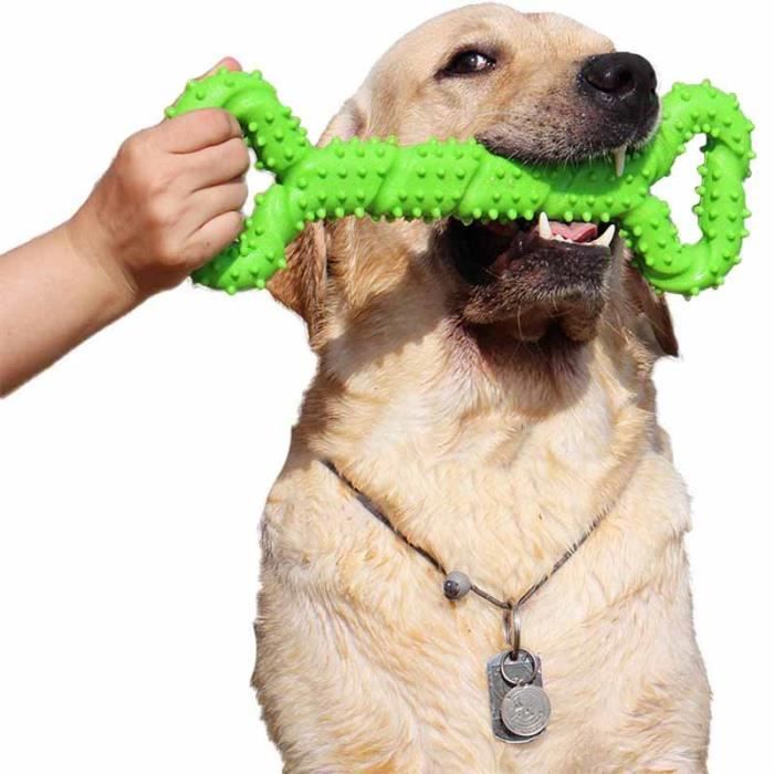 Comparer les prix de Jouet pour chien - FOLAYA - Jouet à mâcher - Durable - Nettoyage des dents - 33 cm