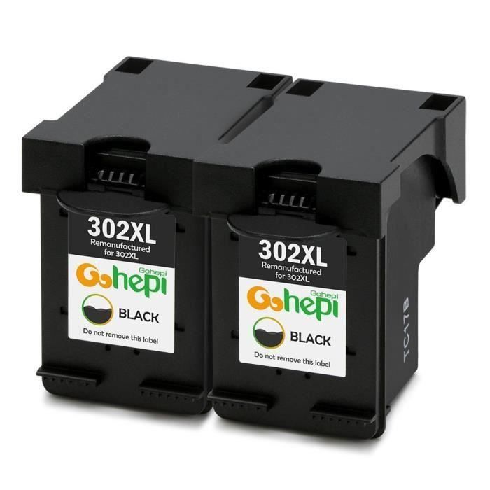 Cartouches Compatible HP 302 xl Noir Compatible avec HP OfficeJet 3830 3831 3832 3833 3834 3835