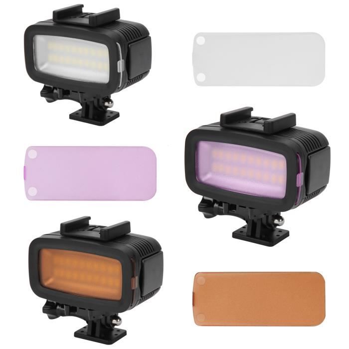 Lumière Sous-Marine LED 45m Étanche Pour Caméra Sport - Remplissage Vidéo GoPro SJCAM