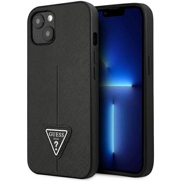 Coque Rigide Guess GUHCP13SPSATLK iPhone 13 Mini Saffiano