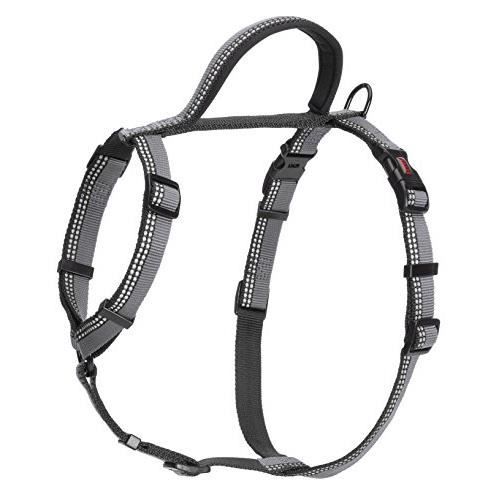 Comparer les prix de Halti Premium Walking Harnais avec Bande Réfléchissante-Poignée Souple Doublée de Néoprène pour Chien Noir Taille XS HW002