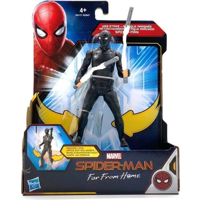 Figurine articulée - HASBRO - Spiderman - Attaque araignée Far From Home -  Rouge - Marvel - A partir de 4 ans - Cdiscount Jeux - Jouets