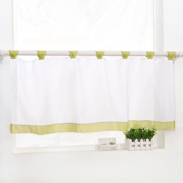 Rideau Brise-bise Sur Mesure - Coton - Fabrication Artisanale Française - Belle De Jour