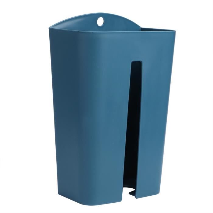 Distributeur De Sacs Poubelle Mural - 2 Pièces, Sans Perçage, Pour Cuisine/salle De Bain, Blanc/gris