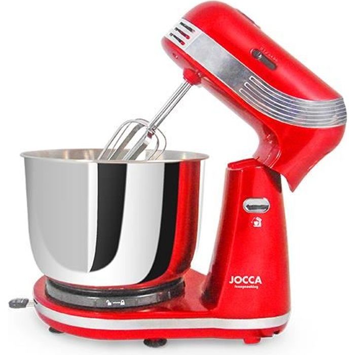 Jocca - Robot batteur 1.8l 250w rouge - 5516