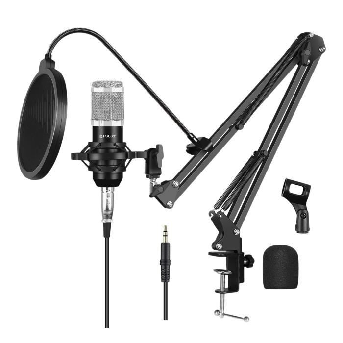 BOYOU Set de microphones à condensateur audio professionnel Micro d' enregistrement audio de studio avec support de choc Chant - Cdiscount TV  Son Photo