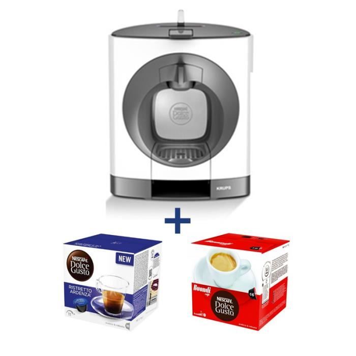 KRUPS Nescafé dolce gusto Oblo BLANC Cdiscount Electroménager