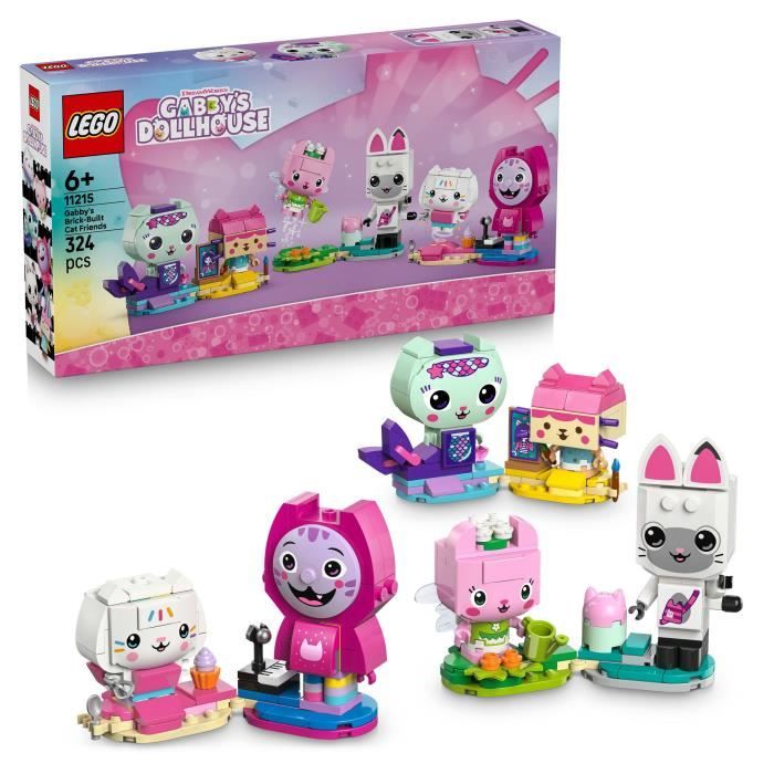 LEGO Gabby et la Maison Magique 11215 Les Gabbychats en Briques - Jeu Créatif dès 6 ans